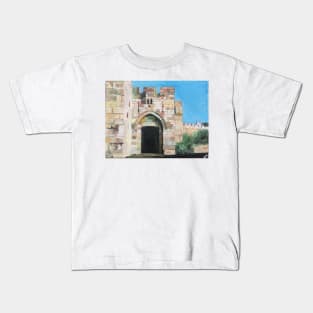 Jerusalem, Jaffa Gate Kids T-Shirt